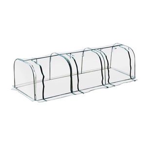 Mini-serre à structure en aluminium avec design pop-up - Portable et moderne pour la culture en extérieur - Product Image 4