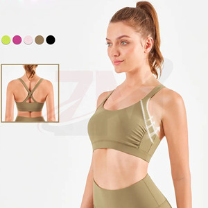 Conjunto Deportivo para Mujer, Yoga, Cintura Alta, Secado Rápido, Transpirable, Sin Costuras, Color Sólido, Bra y Leggings, Venta al Por Mayor, Marca Personalizada - Product Image 3