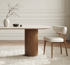 Table à manger rectangulaire moderne Daystar Trade, écologique, 4 places, pieds en métal, mobilier de luxe pour la maison, restaurant, café, bureau - Product Image 3