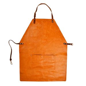 Nouvelle conception Tablier sans manches en cuir unisexe pour salon de coiffure, vêtement de travail tissé pour usage quotidien, salon de beauté, maquillage, coiffeur, nouvelle couleur - Product Image 3