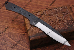 Cuchillo de Camping Forjado a Mano con Hoja Fija de Acero 1095 Pulido, Diseño Drop Point, Venta al por Mayor Directa de Fábrica, OEM ODM Personalizable - Product Image 4