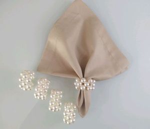 <b>Bamboo</b> Napkin Rings Circle Shape 4.5cm Width Bohemian Eco-Friendly <b>Table</b> Decoration Accessory - Product Image 5