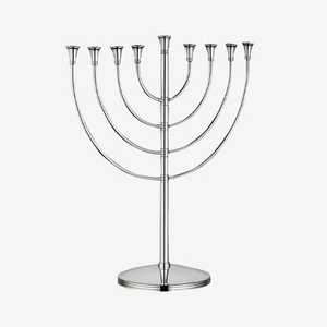 Menorah Dorada a Precio Económico para Villas, Sinagogas, Templos, Iluminación de Mesa, Uso Decorativo, Portavelas de Hanukkah - Product Image 4