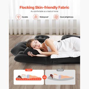 Colchón Inflable para Auto, Cama de Camping para Asiento Trasero, Colchoneta Portátil Resistente con Bomba de Aire - Product Image 3
