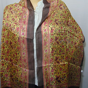 Bufanda Larga de Seda de Alta Calidad con Diseño Paisley Indio, Accesorio de Moda Perfecto para Fiestas, Ideal para Vestimenta Elegante y con Estilo - Product Image 6