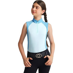Chemise d'équitation ornée de strass pour les cavaliers actifs, extensible dans quatre directions, coupe confortable, avec coutures renforcées. - Product Image 5