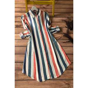 ROPA CASUAL RAYÓN ALGODÓN CON ESTAMPADO DIGITAL TOP MULTI - Product Image 1