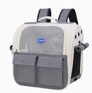 <b>Pet</b> Cat Travel <b>Backpack</b> <b>Carrier</b> Breathable Double Shoulder Bag Portable Large Capacity for Cats and Small Dogs 4-Season <b>Pet</b> S - Product Image 1