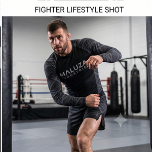 Wholesale High Elasticity Short Sleeve Rash Guard Swimwear Unisex UPF 50+ Quick Dry Athletic <b>Compression</b> Eco-Friendly 100% - Product Image 6