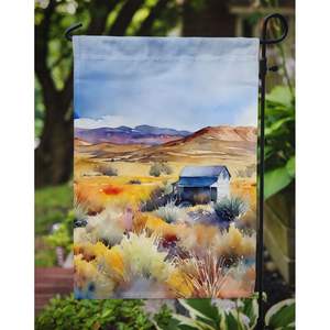 Nevada Sagebrush acuarela jardín bandera Multicolor buzón decorativo patio Banner para Patio ilustraciones Floral camas tamaño - Product Image 3