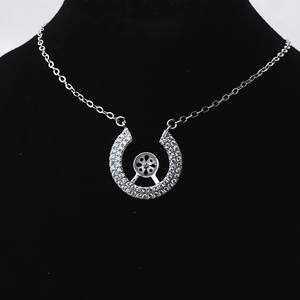 S925 Silver Necklace Pearl Clavicle Female Pendant DIY Accessories European American Style Korean <b>Jewelry</b> <b>Findings</b> <b>Components</b> - Product Image 4