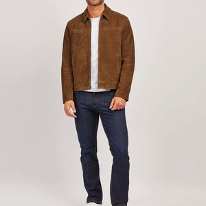 Chaqueta de Gamuza de Primera Calidad, Material Suave al Tacto, Corte Entallado, Perfecta para Uso Casual y de Temporada - Product Image 1