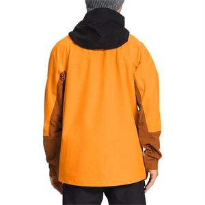 Men's <b>Orange</b> Hooded Puffer <b>Jacket</b> Private Label Snow <b>Jacket</b> Waterproof Custom <b>Ski</b> Snowboard Winter Outdoor Clothing - Product Image 3