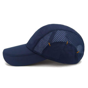 Gorra de Béisbol Unisex Azul Marino de 6 Paneles, Malla Transpirable, Ajustada, Informal, para Adultos, para Actividades al Aire Libre, Primavera/Verano - Product Image 5