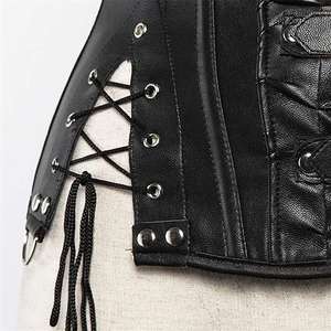 Corsé de Cuero Genuino Suave de Alta Calidad para Mujer, Diseño Personalizado, Hecho en Pakistán - Product Image 6