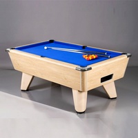 Table de billard professionnelle commerciale 7ft 8ft à monnayeur avec mécanisme de jeu OP
