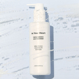 [In Your Heart] Triple Essence Milk Cleanser 200ml Démaquillant Doux Nettoyant Visage Hydratant Purifiant en Profondeur pour Peaux Sensibles - Product Image 5