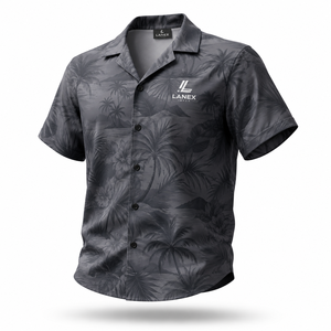 Chemise hawaïenne personnalisée pour homme à col camp, boutonnée, en polyester premium, imprimée par sublimation, style tropical, pour la plage et les loisirs, OEM - Product Image 2