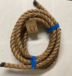 Corde torsadée en abaca biodégradable, fibre naturelle brune, corde d'emballage écologique - Product Image 4