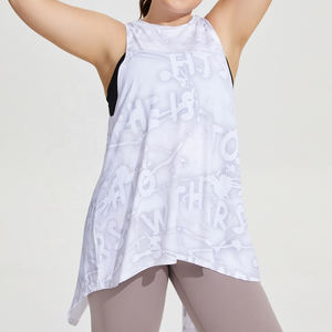 Camisetas sin Mangas para Mujer con Estampado Personalizado OEM, Estilo Casual y Sexy, Transpirables y de Tallas Grandes, con Cuello Redondo, Camiseta sin Mangas Extra Grande - Product Image 4