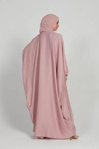 2026 Casual Plus Size Maxi Modest Straight Ladies Eid Clothes Arabic Dubai Kaftan Afghan Abaya Women Muslim Prayer Dress Abayas - Product Image 2