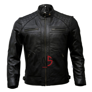 Top Quality Men's <b>Leather</b> <b>Jackets</b> for Biker Distressed Genuine Men's <b>Leather</b> <b>jacket</b> Street Wear Motorcycle <b>Jackets</b> at Nurak 2026 - Product Image 1