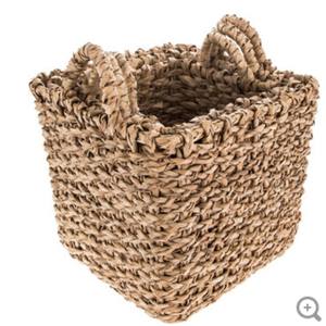 Cestas de Paja Tejidas Naturales al por Mayor, Cestas Decorativas Hechas a Mano con Asas, Decoración Sostenible para Guardería y Sala de Estar - Product Image 3