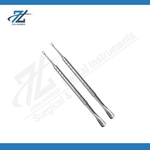 Pousse-cuticules en acier inoxydable écologique, double extrémité, outil de nettoyage des ongles, professionnel, manucure, pédicure, réutilisable, salon - Product Image 3