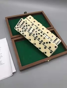 เกมโดมิโนไม้โบราณฝรั่งเศส เป็นมิตรกับสิ่งแวดล้อม ชุดโดมิโนสลักลายครบชุด พร้อมสีที่ปรับแต่งได้ คุณภาพสูง โดย Humran Export - Product Image 2