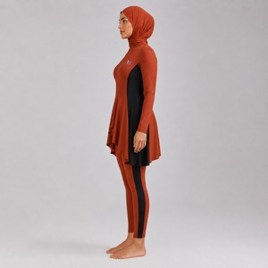 Ensemble de burkini modeste pour femmes, léger, couvrant entièrement le corps, protection UV, tenue de bain pour la plage - Product Image 5