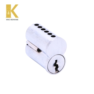 Cilindros de Cerradura de Reemplazo Rápido, Cromo Satinado, Latón, 6 Pines, Ranura E, SFIC, para Seguridad de Puertas Comerciales - Product Image 5