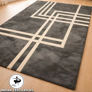 100% Custom Wool Hand Tufted Floor Carpet Modern LUXURY Designed Indian Supplier INDIAN TEXTILES H/L Size Options - Product Image 1