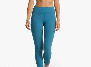 Solid High Waist Yoga Leggings for Women-Tummy Control Seamless Sports Pants (Polyester/Cotton) - Product Image 2