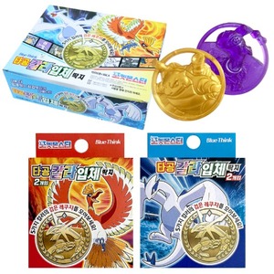 Pokemoned Punched Color 3D Slap Cards Ddakji <b>18</b> PCS Box Korean Kids Battle <b>Game</b> Pog Anime Embossed Gift for Children Wholesale - Product Image 1