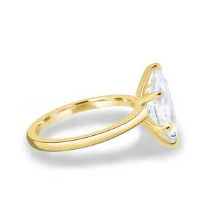 แหวนเพชรทรงมาร์คีส์ 2.02 กะรัต เพาะเลี้ยงในห้องปฏิบัติการ สำหรับผู้หญิง ทองคำแท้ 14K แบบโซลิแทร์ เหมาะสำหรับเป็นของขวัญวันครบรอบแต่งงานสำหรับเธอ - Product Image 6