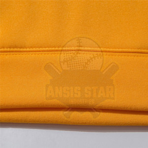Sweat-shirt à capuche jaune pour homme Ansis Star Top, coupe classique, poche unie, décontracté, en polaire tricotée, impression numérique, hiver - Product Image 5