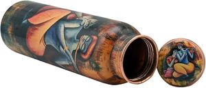 Indian Supplier <b>Copper</b> Water <b>Bottle</b> Handmade <b>Drinking</b> <b>Bottle</b> for Home Kitchen Yoga Fitness Travel Available At Good Price - Product Image 6