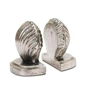 Bowknot Vintage Style Traditional Iron Metal <b>Bookends</b> 2Pcs Ornate Scroll Design Decorative Book Ends - Product Image 2
