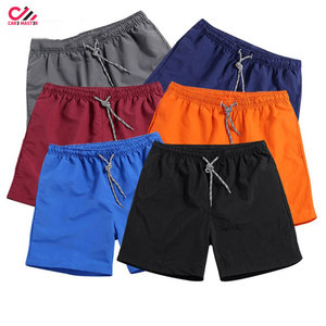 Pantalones Cortos Deportivos de Color Sólido para Hombre Care Master, de Secado Rápido, Cintura Elástica, Tejido de Poliéster, Diseño de Cintura Media - Product Image 6