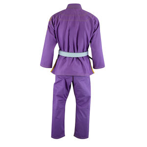 ชุดยูโด ชุดเทควันโด ชุดบราซิลเลียนยิวยิตสู คุณภาพดีที่สุด ผลิตจากผ้าฝ้ายเพิร์ล สำหรับฝึกซ้อม MMA พร้อมเข็มขัดสีขาว - Product Image 6