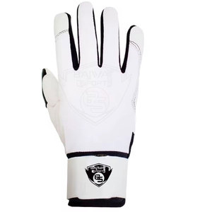 Guantes de Bateo de Cuero de Nuevo Estilo con Puño Completo, MOQ Bajo, Diseño Personalizado, de Bajwat Sports - Product Image 4