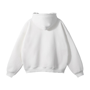 เสื้อฮู้ดดี้โอเวอร์ไซส์ขายส่ง ปักโลโก้ได้ ผ้าฝ้ายฟลีซหนานุ่ม ยูนิเซ็กซ์ รับผลิตแบบ OEM ODM แบรนด์ส่วนตัว ผู้ผลิตเสื้อผ้า - Product Image 2