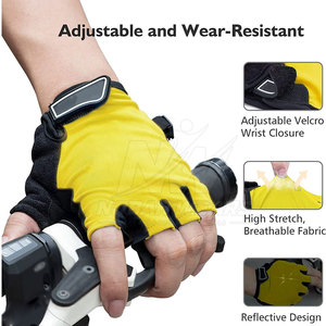 Premium Cycling Gloves With Anti <b>Slip</b> Palm Design Lightweight Material For Cycling Training And Outdoor Riding Apparel - Product Image 5