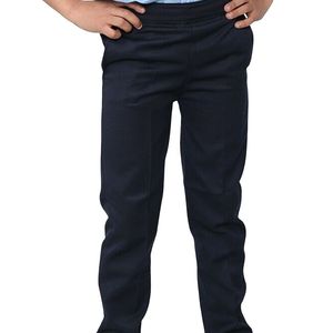 Ensemble uniforme scolaire personnalisé pour garçons : chemise bleu clair à manches courtes et pantalon bleu marine foncé – Tenue élégante pour l'école au quotidien - Product Image 6
