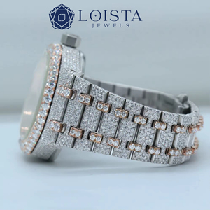 Women's Mechanical Skeleton <b>Watch</b> Stainless Steel Tonneau <b>Case</b> Diamond Bezel Analog Display Luxury Bracelet <b>Watch</b> - Product Image 3