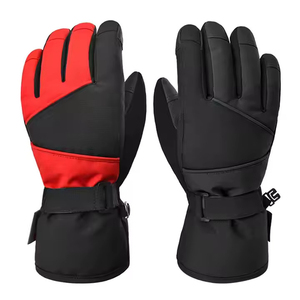 New Arrival Winter Season Wholesale Price Custom Printing Leather <b>Ski</b> <b>Gloves</b> Five-fingered <b>Ski</b> <b>Gloves</b> For Men - Product Image 1