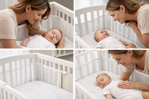 Forro de Cuna Transpirable de Malla Natural 100% Algodón Orgánico de Annamar Clothing con Certificación CPC, Seguro para Bebés, Personalizable - Product Image 4