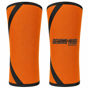 Manchons de compression en néoprène de 7 mm pour coudes, protection douce pour la musculation, service OEM, prix de gros, étiquette personnalisée, protection des coudes - Product Image 1