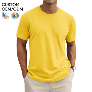 Camiseta de Manga Corta para Hombre, 100% Algodón Premium, Tejido de Punto, Soporte OEM/ODM, Ecológica, de Secado Rápido, Transpirable y Antiarrugas - Product Image 1
