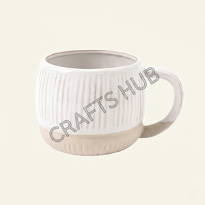 CRAFTS HUB Taza de Cerámica Ecológica Personalizable de 200-400 ml con Patrón Clásico de Mármol, Apta para Lavavajillas y Microondas, Caja de Regalo - Product Image 2